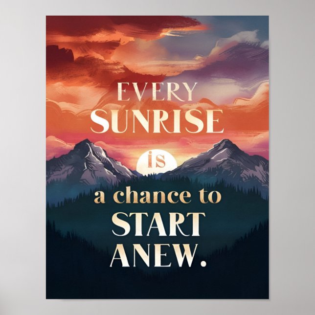 Affiche Nouveaux débuts (Devant)