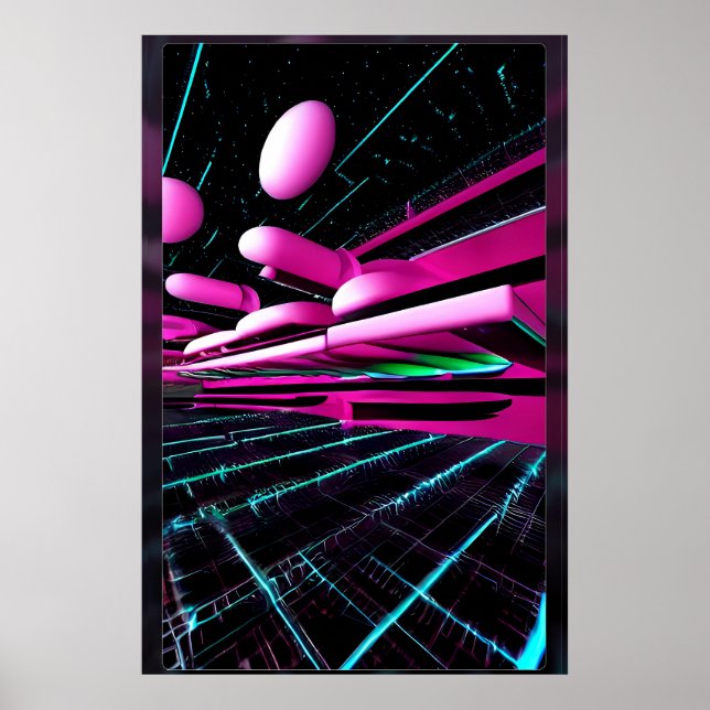 Affiche Nouveaux espaces - Ken Gage Art (Devant)