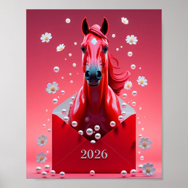 Affiche Nouvel an chinois 2026 (Devant)