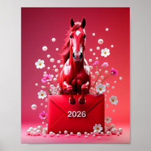 Affiche Nouvel an chinois 2026