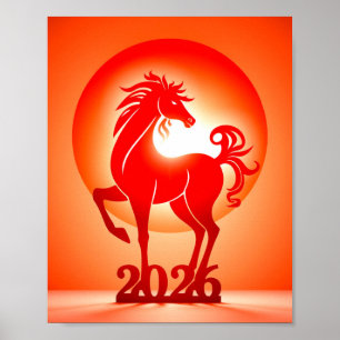 Affiche Nouvel an chinois 2026