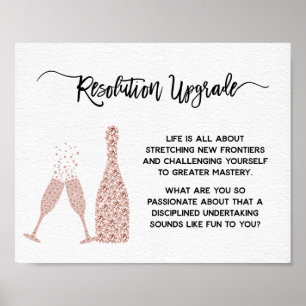 Affiche Nouvel An et anniversaire Encouragement Motivation