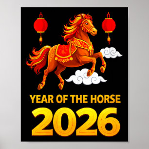 Affiche Nouvel an lunaire des femmes 2026 nouvel an chinoi