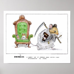 Affiche Nouvel An vintage 1975 Imprimer