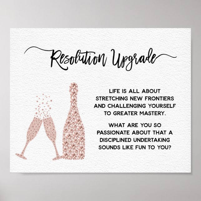 Affiche Nouvelle Année et Motivation d'Encouragement d'Ann (Devant)