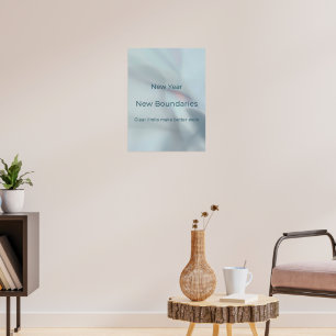 AFFICHE NOUVELLE ANNÉE, NOUVELLES LIMITES