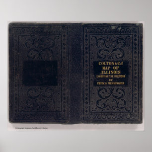 Affiche Nouvelle carte sectionnelle de l'état de