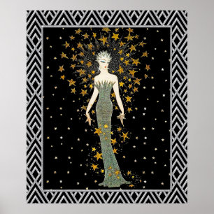 Affiche Nouvelle conception ERTE (étoiles)