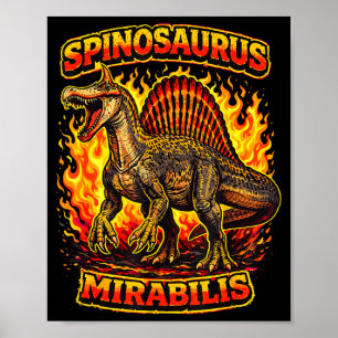 Affiche Nouvelle découverte de spinosaurus mirabilis 2026
