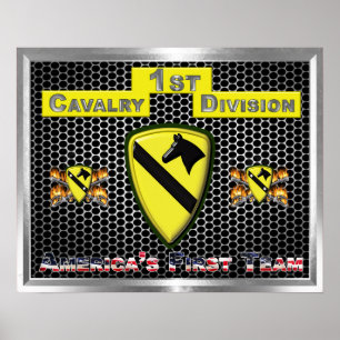 Affiche Nouvelle division de cavalerie redessinée par Cool