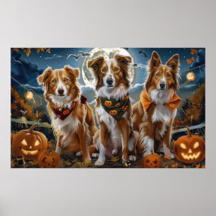 Affiche Nouvelle-Écosse Halloween effrayant