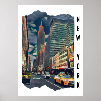 Affiche Nouvelle esthétique de la ville de New York Photo