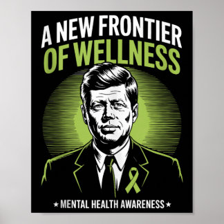 Affiche Nouvelle Frontière Du Bien-Être Une Santé Mentale