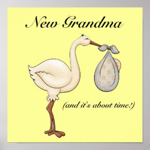 Affiche Nouvelle grand-maman