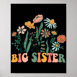 Affiche Nouvelle Grande Soeur Wildflower Premier Anniversa