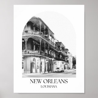 Affiche Nouvelle-Orléans Louisiana Arch