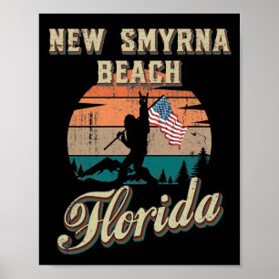 Affiche Nouvelle plage de Smyrna en Floride