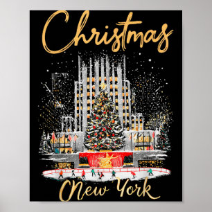 Affiche Nouvelle York Ny Voyage de Filles de Noël Correspo