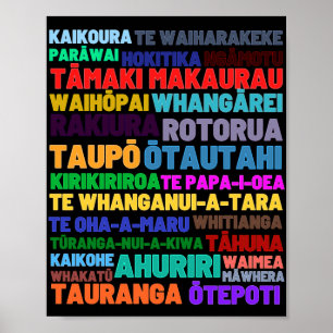 Affiche Nouvelle-Zélande Home & Holiday Places