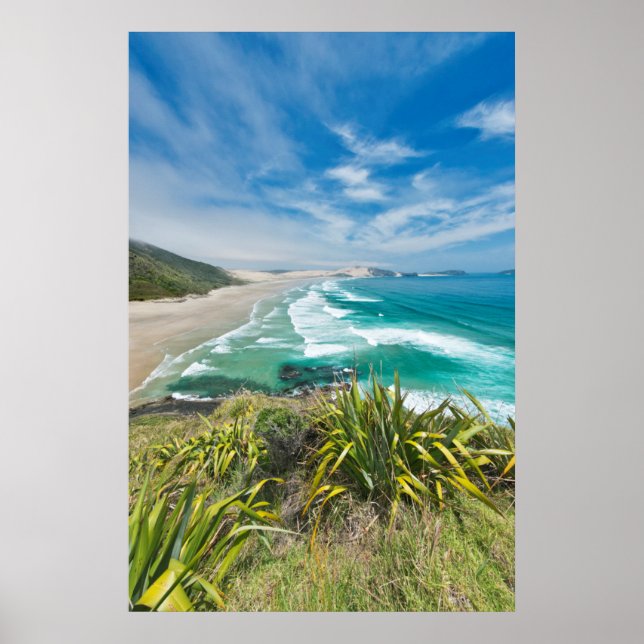Affiche Nouvelle-Zélande, île du Nord, cap Reinga (Devant)