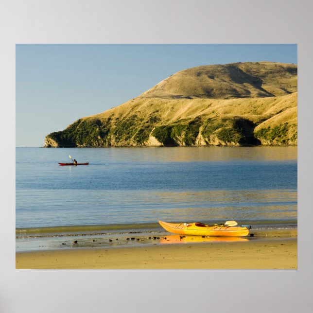 Affiche Nouvelle-Zélande, île du Sud, Marlborough Sounds.  (Devant)