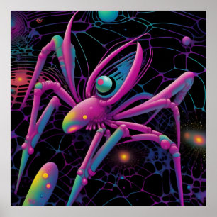 Affiche Nouvelles araignées dans de vieux espaces
