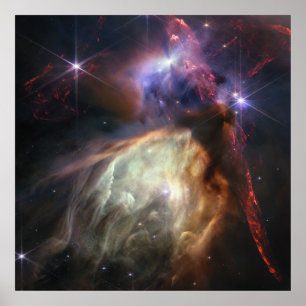 Affiche Nouvelles Étoiles   Rho Ophiuchi   JWST