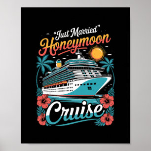 Affiche Nouvelles Mariées Lune de Miel Correspondance Croi
