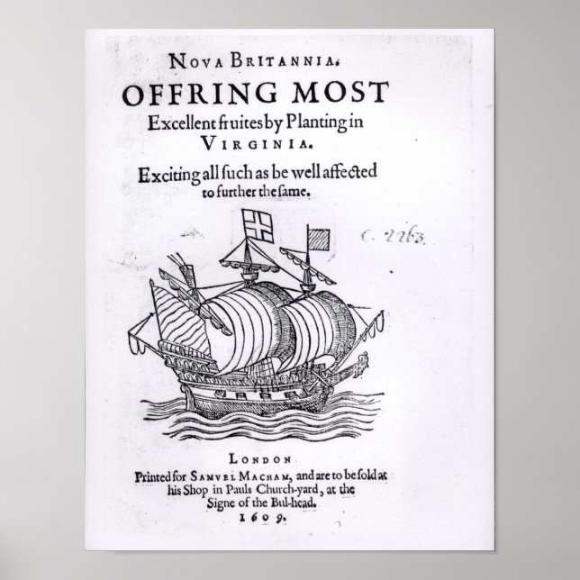 Affiche Nova Britannia. Offrant Les Meilleures Fruites (Devant)