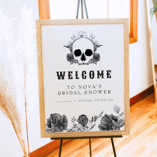 Affiche NOVA Gothique Crâne Jusqu'à la Mort Enterrement de