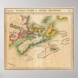 Affiche Nova Scotia and New Brunswick 44