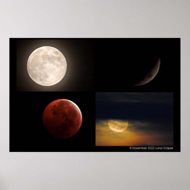 Affiche Novembre 2022 Lunar Eclipse (Devant)