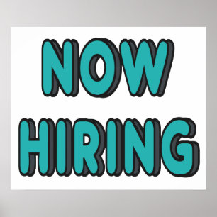 Affiche Now Hiring