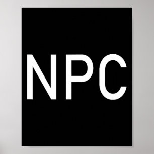 Affiche Npc Jouant Halloween Fun Larp Rpg Rôle