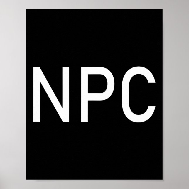 Affiche Npc Jouant Halloween Fun Larp Rpg Rôle (Devant)