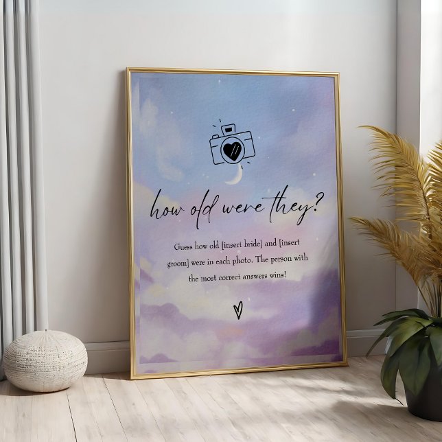 Affiche Nuage 9 Quel Âge Ont-Ils Été Fête des mariées Jeu (Créateur téléchargé)