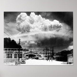 Affiche Nuage De Champignons Sur Nagasaki De Koyagi-jima