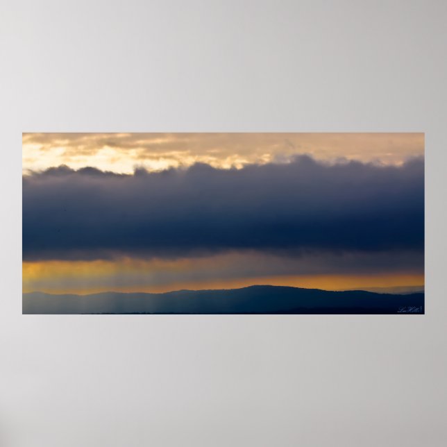 Affiche Nuage de plate-forme orageux Hot Springs National  (Devant)