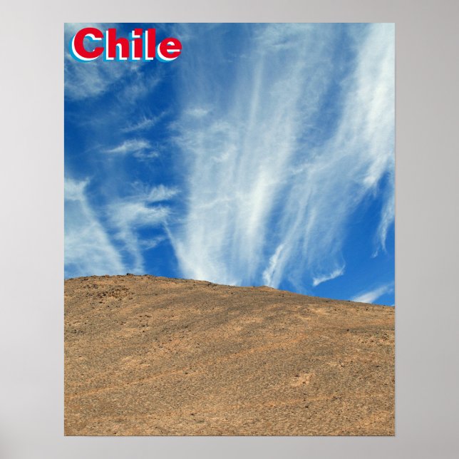 Affiche Nuages chiliens (Devant)