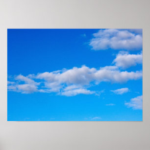 Affiche nuages cumulus au-dessus de l'Antarctique occident