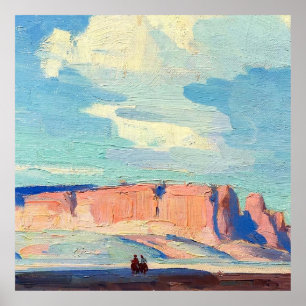 Affiche Nuages d'Arizona par Edgar Payne