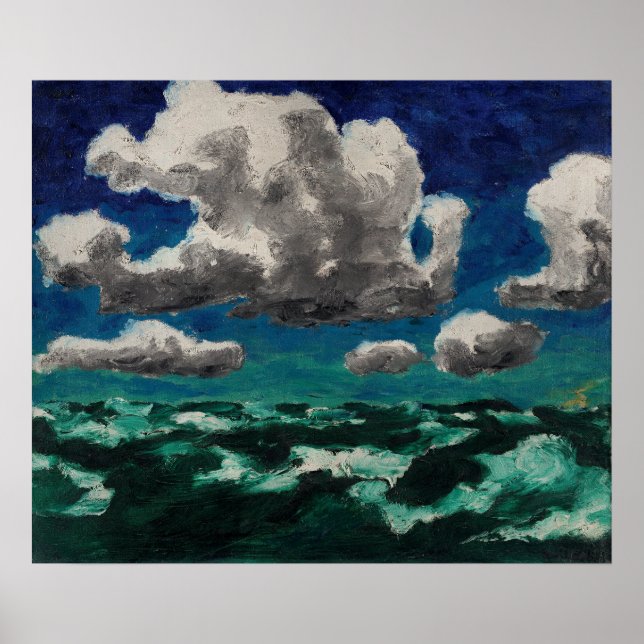 Affiche Nuages d'été | Emil Nolde | (Devant)