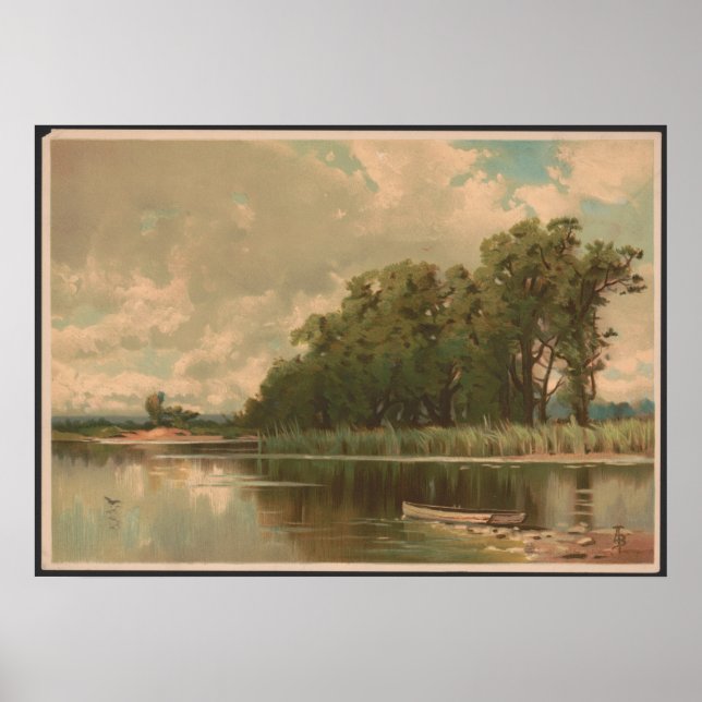 Affiche Nuages et soleil (Devant)