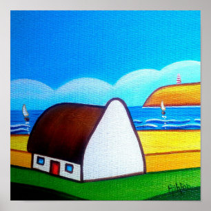 Affiche Nuages fluides