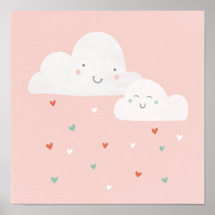 Affiche Nuages Heureux