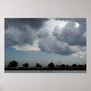 Affiche Nuages Majestueux Sur Le Lac 2