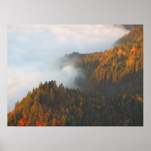 Affiche Nuages Pieniny d'automne