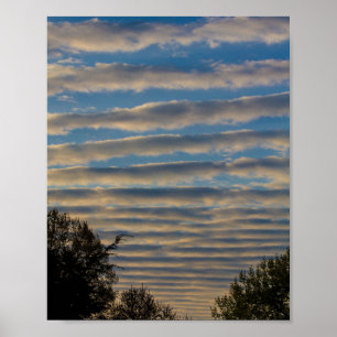 Affiche Nuages Stratocumulus Undulatus