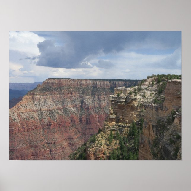 Affiche Nuages sur Grand Canyon (Devant)