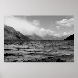 Affiche Nuages sur le lac